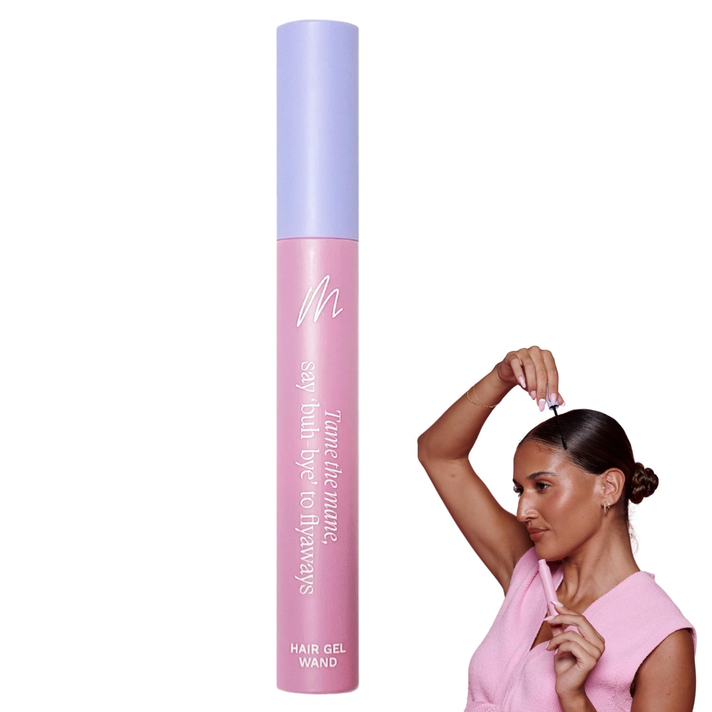 Mermade Hair Gel Wand - Flyaway Taming & Styling Wand for Women, Helps Tame & Smooth Frizz, Slick Stick for Fly Aways & Baby Hairs, Lightweight Formula, Fast Drying, Strong Hold
