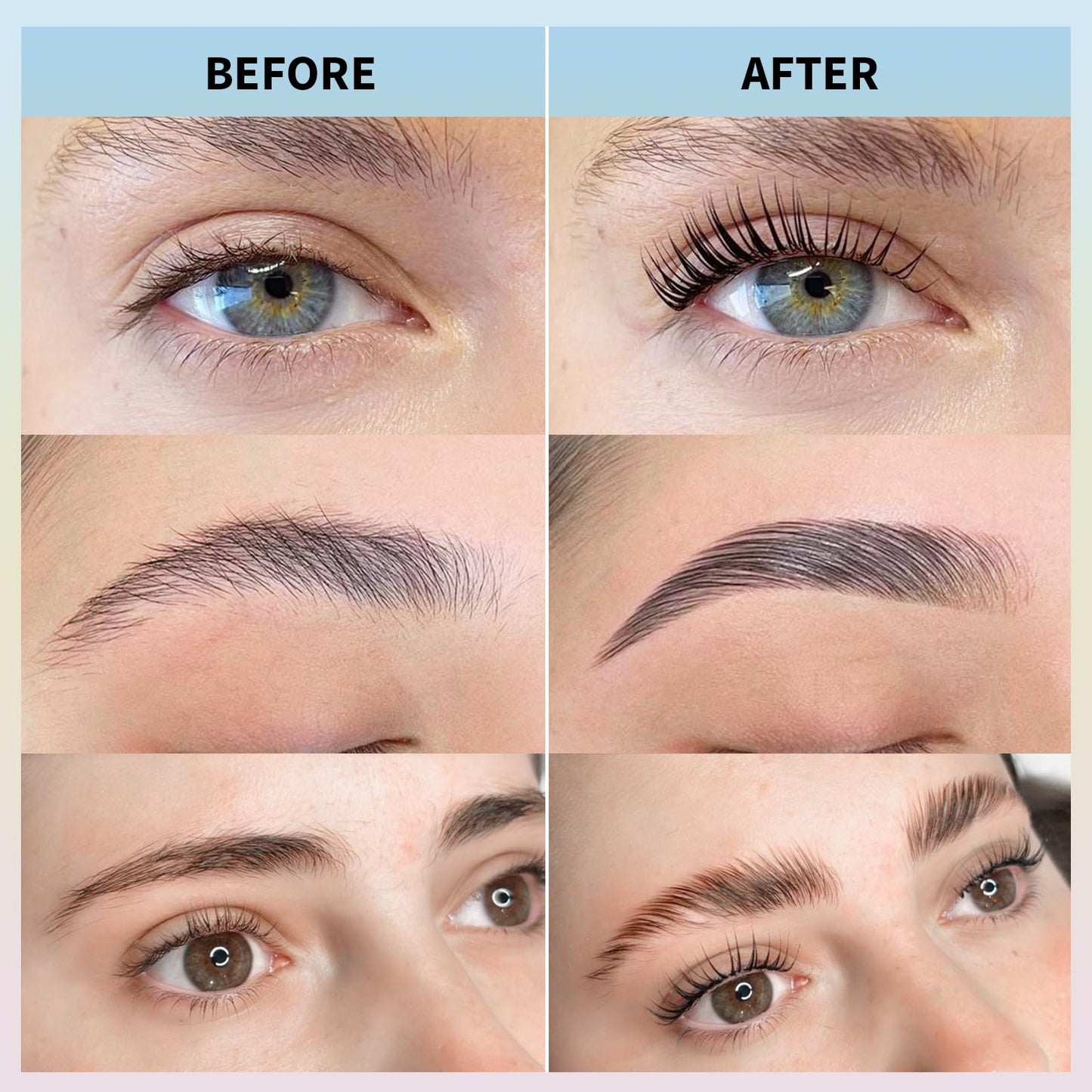 Libeauty Lash Lift Kit, Brow Lamination Kit, Lash Perm Kit, Eyelash Perm Tube Design, Precise Control, Convenient Storage, Simple Operation, Suitable For Home And Salon