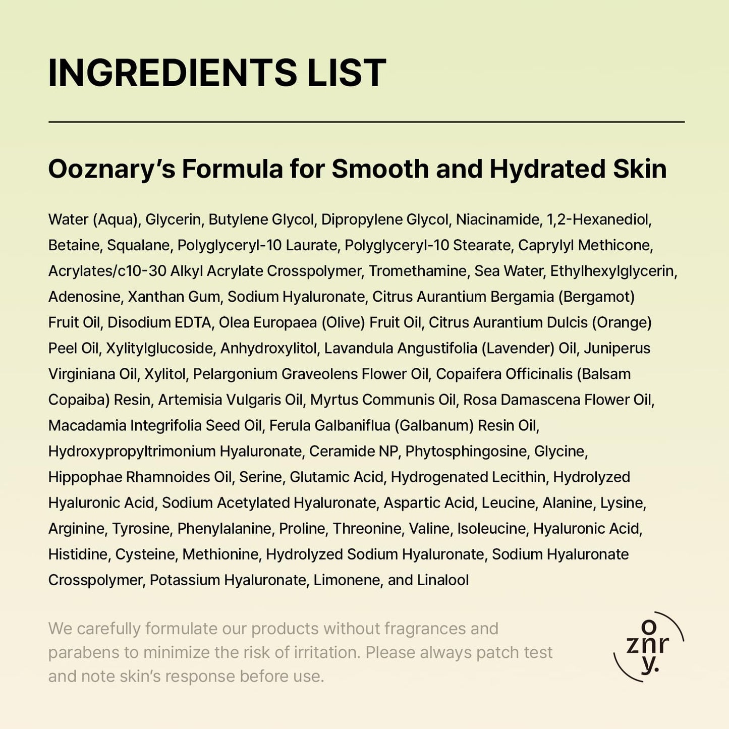 Ooznary Jet Blue Serum with 8 Types of Hyaluronic Acid plus Squalane and Ceramide, Extra Hydrating for Skin 1.6 fl oz. | 50 ml