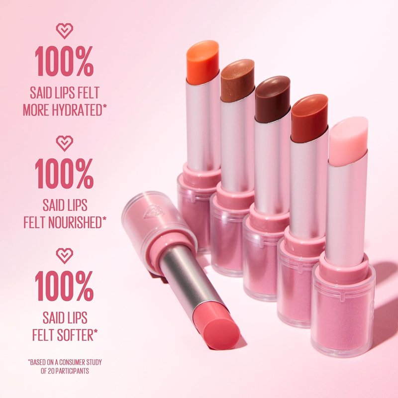 Kaja Juicy Glass Lip Balm - Hydrating Tinted Lip Care for Plump, Moisturized Lips | Cranberry Sangria, 0.15 oz