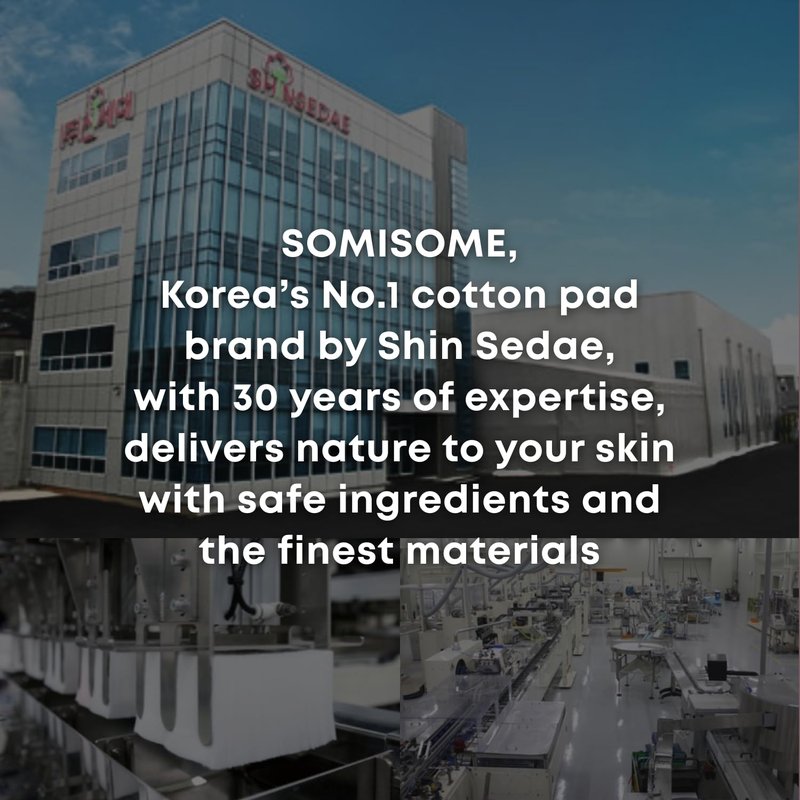 SOMISOME 1/2 Seeruse Cotton Pads Large Pack - Premium Korean Facial Cotton Pads for Makeup Removal and Skincare, Lint-Free, Soft and Thin, Toner Mask, Hypoallergenic, 160 Count