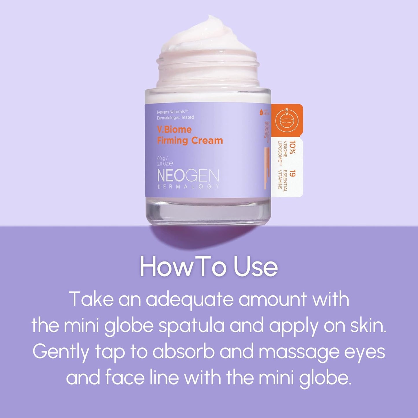 NEOGEN V.Biome Firming Cream - Nourishing Peptide & Vitamin Formula | 2.11 oz (60 g)