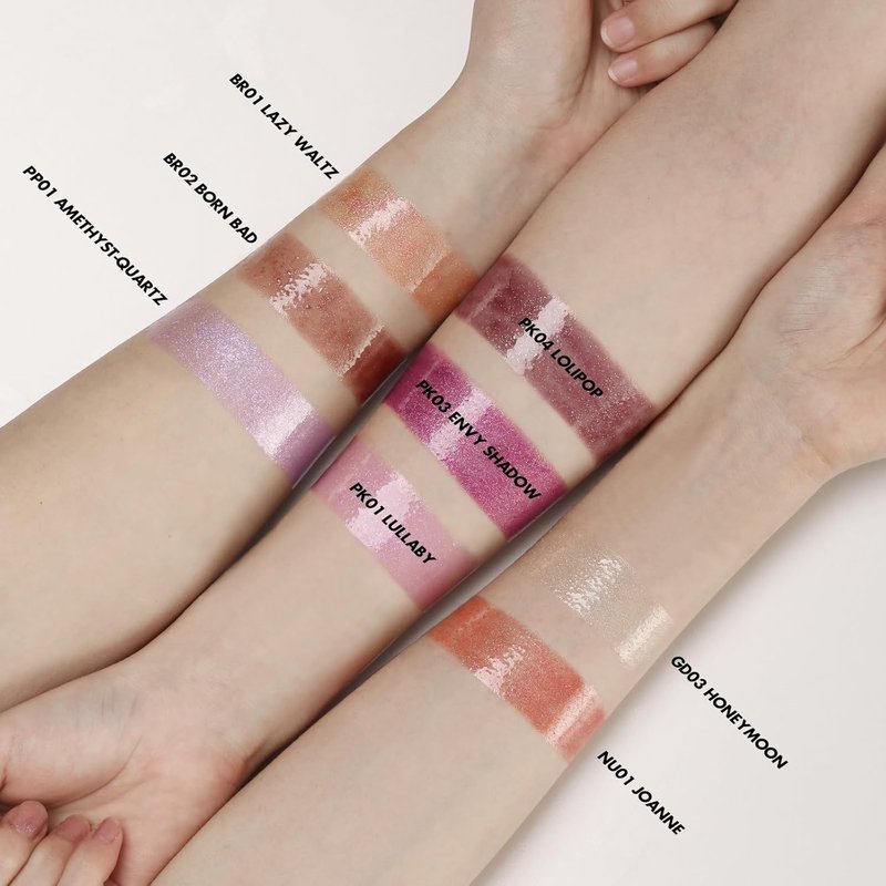 High Shine Glitter Lip Gloss - Hydrating, Non-Sticky Formula for Fuller Lips | PK04 Lollipop