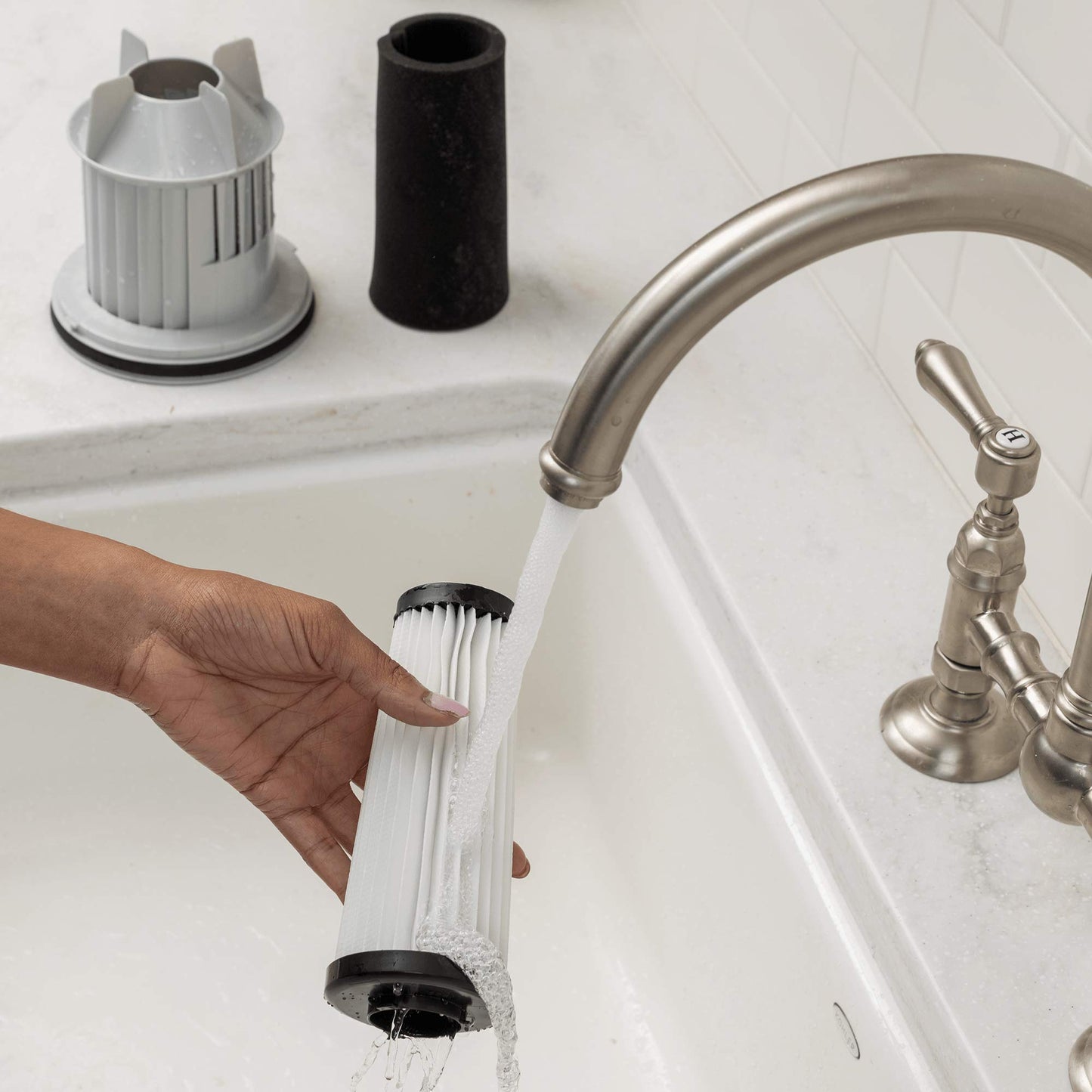 Dirt Devil Vacuum Filter for Endura Upright Vacs, Reusable, Style F112, Black, High-Performance Filtration, Part AD47936, Dirt Devil Vacuum Filters Replacement