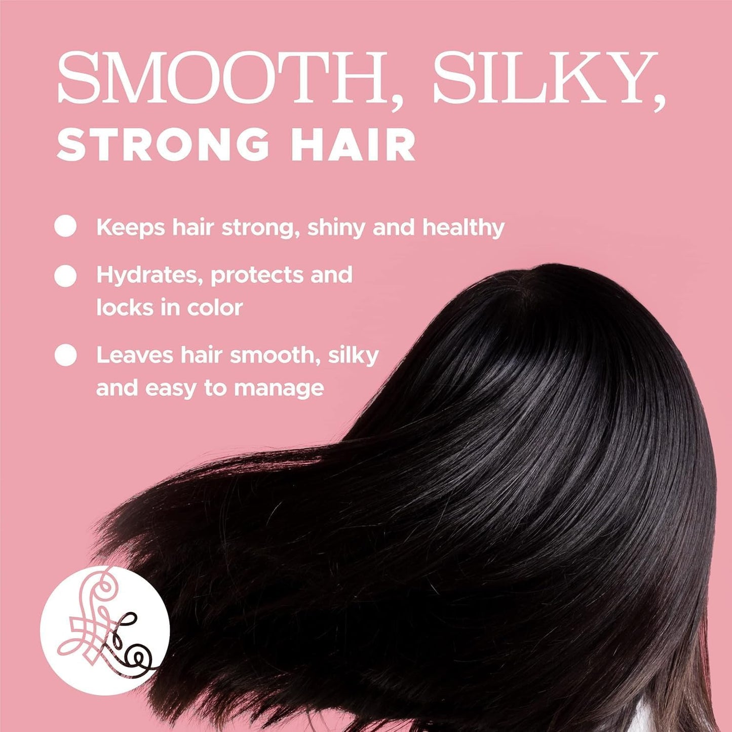 Luseta Keratin Leave in Conditioner, Anti Frizz Conditioning for Curly Hair,Detangling Strengthening Smoothing Moisturizing Repair Treatment for Dry Damaged Hair,Sulfate Free Color Safe, 8.5Fl Oz