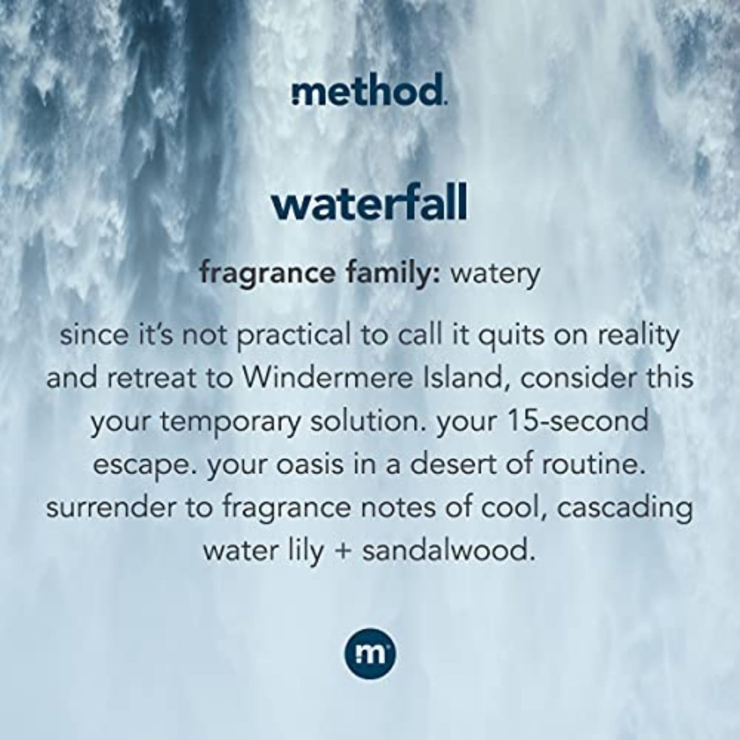 Method Gel Hand Soap, Waterfall, 12 Fl Oz (Pack of 6)