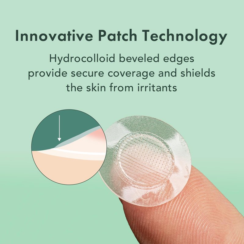 Rael Pimple Patches, Miracle Microcrystal Spot Cover - Hydrocolloid Acne Pimple Patch with Tea Tree Oil, Early Stage Zits and Blemish, Korean Skin Care (27 Count)