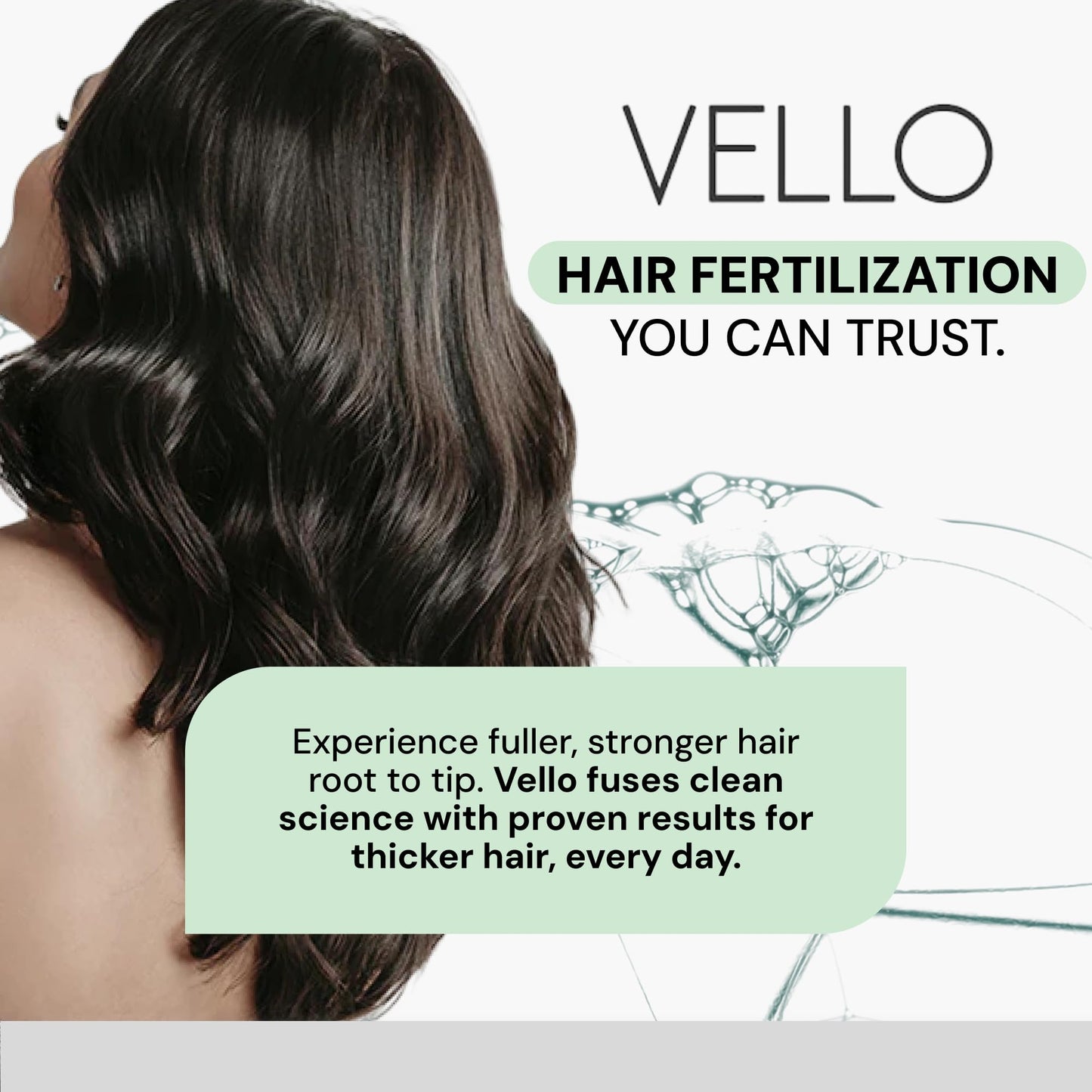 YBERA VELLO SERUM FOR THINNING HAIR with Advanced Technology ALFA-LACTOBABY, Scalp Serum for Hair Growth, Anti Hair Loss, Hair Regrowth for Men and Women, 90ML