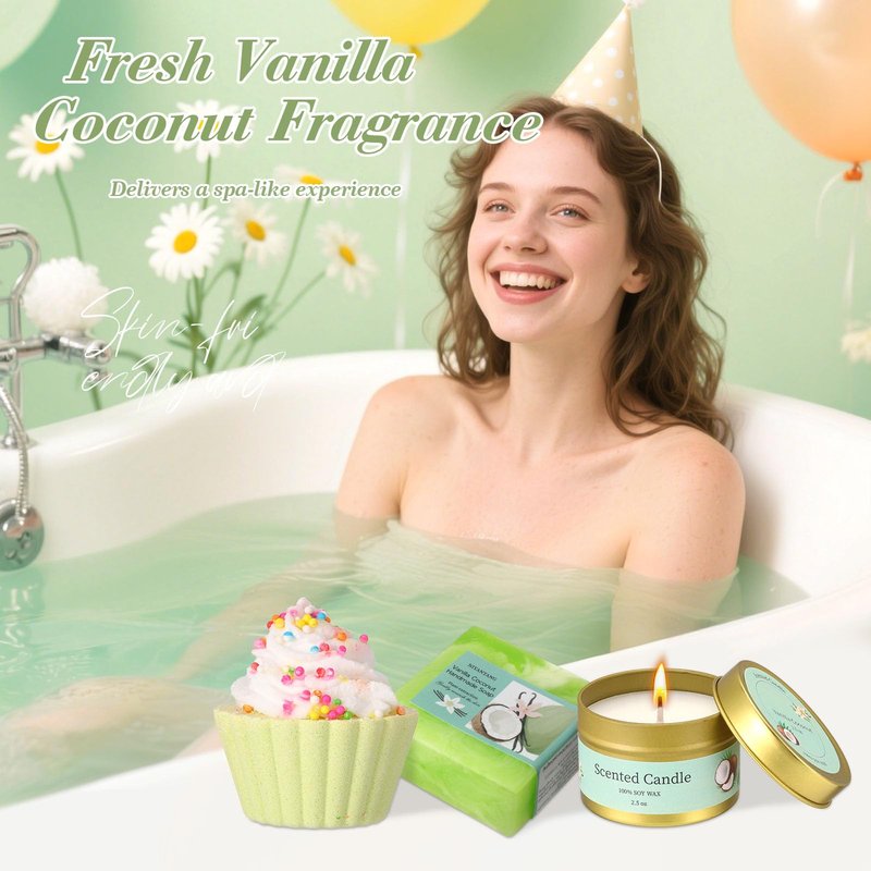 Daisy Birthday Gifts for Women, Self Care Gift Happy Birthday Gift Baskets for Women Friendship, Spa Gift Set Birthday Box Care Package for Women,Mom,Wife,Daughter,Sister,Girlfriend,Best Friend
