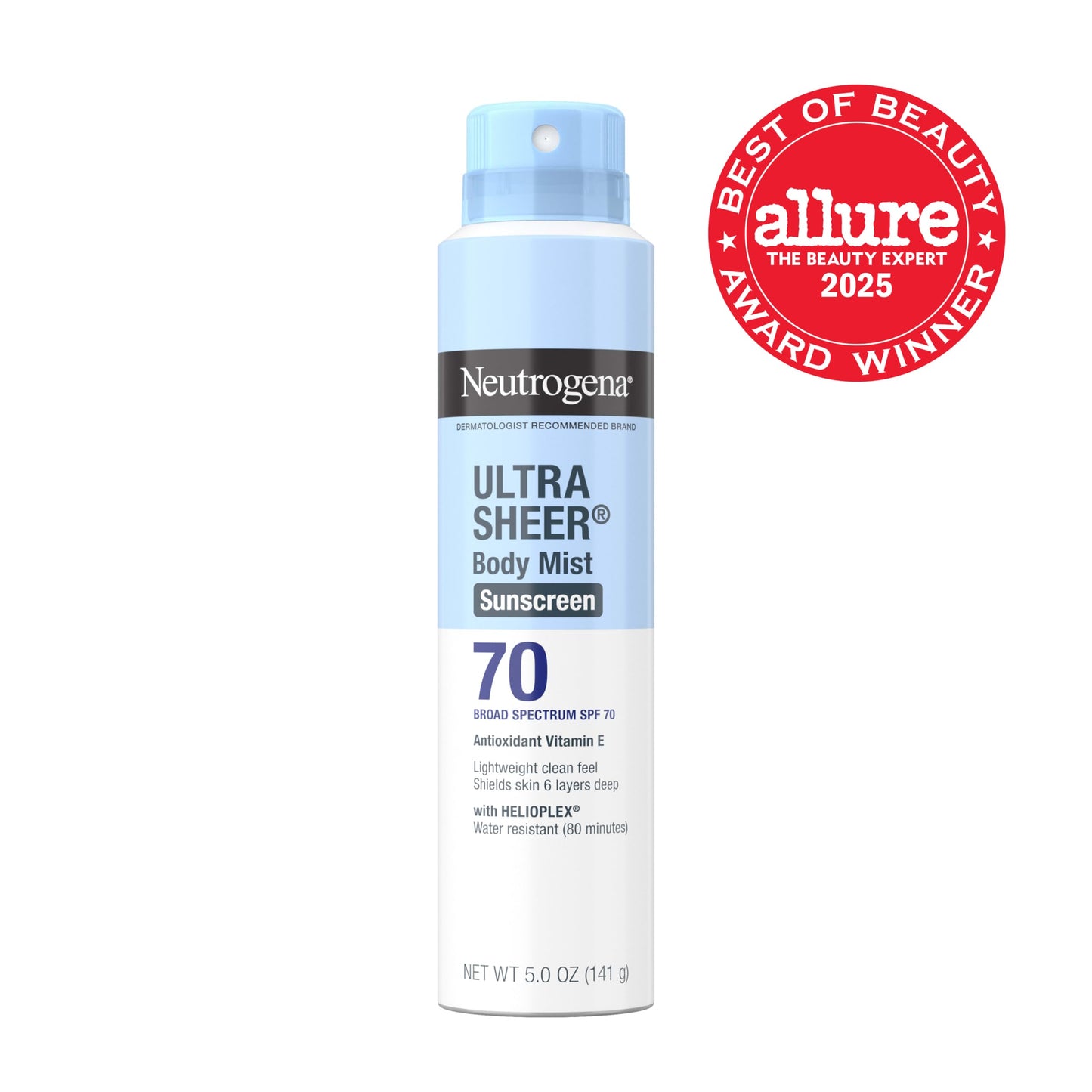 Neutrogena Ultra Sheer Dry Touch Sunscreen Spray, SPF 70, 3 x 5 oz