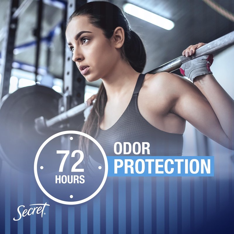 Secret Outlast Dry Spray Antiperspirant Deodorant for Women, 72hr Sweat & Odor Protection, PH Balancing Minerals, Protection Powder Scent, 4.1 oz (Pack of 3)