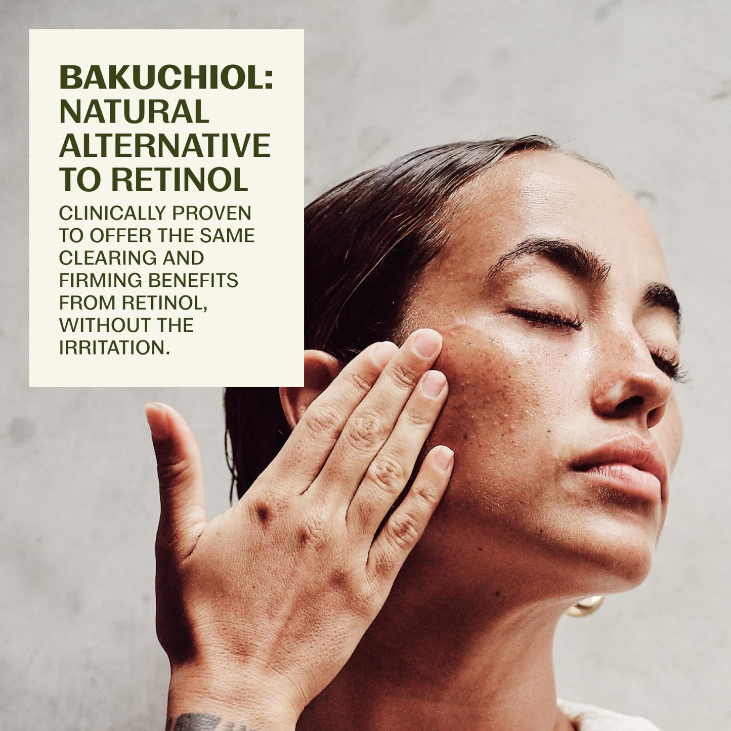 Bakuchiol Serum for Face - Healthier Retinol Alternative with Hyaluronic Acid | Collagen Boosting, Vegan Formula for Brighter, Firmer Skin