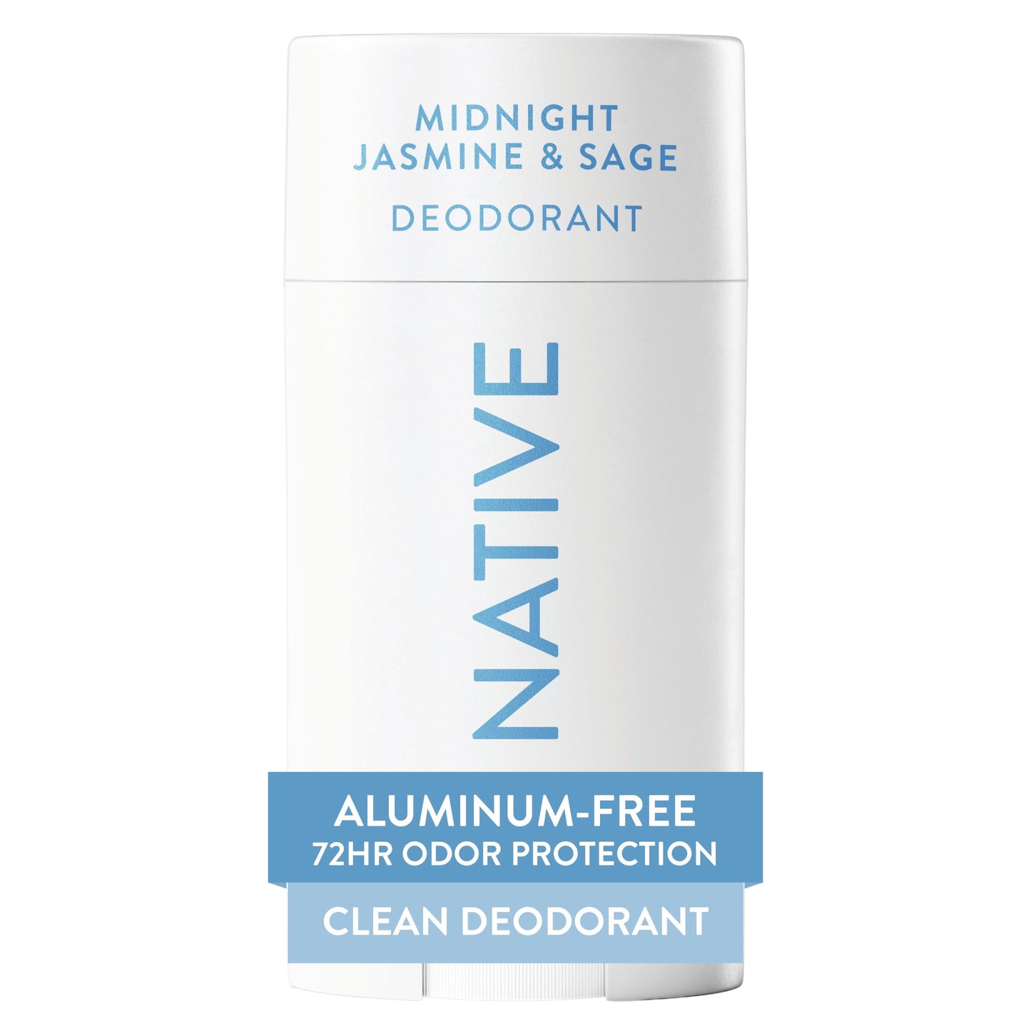 Native Deodorant Contains Naturally Derived Ingredients, 72 Hour Odor Control, Deodorant for Women and Men, Aluminum Free, Midnight Jasmine & Sage 2.65oz