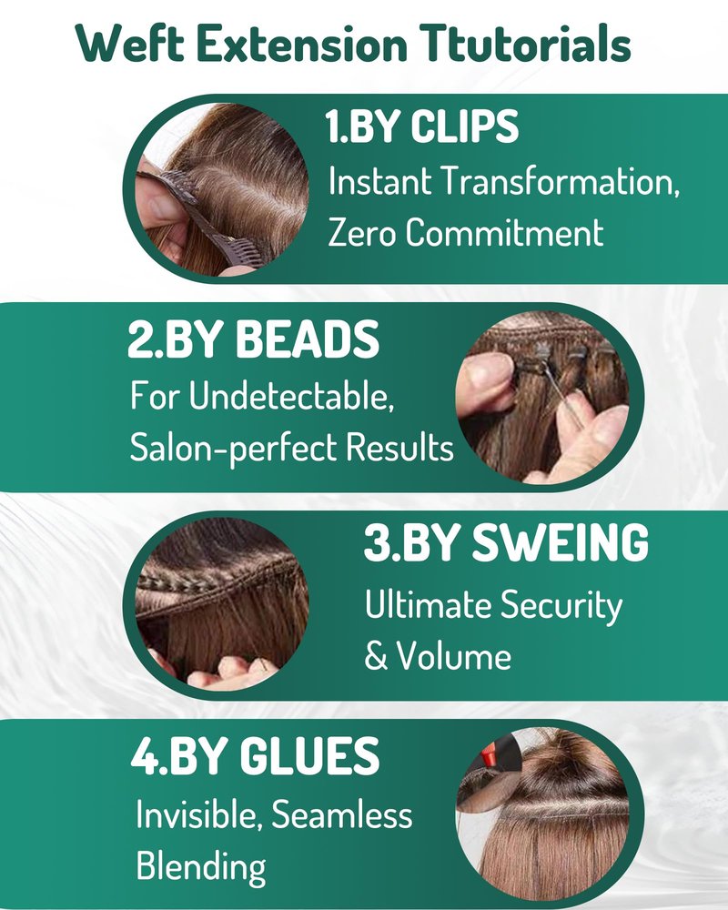 RUNATURE Blonde Weft Hair Extensions Human Hair, Sew in Human Hair for Women, Add Hair Volume, 12 Inch 70G Light Blonde Highlights, Can be DIY, Easy to Maintain #18P60