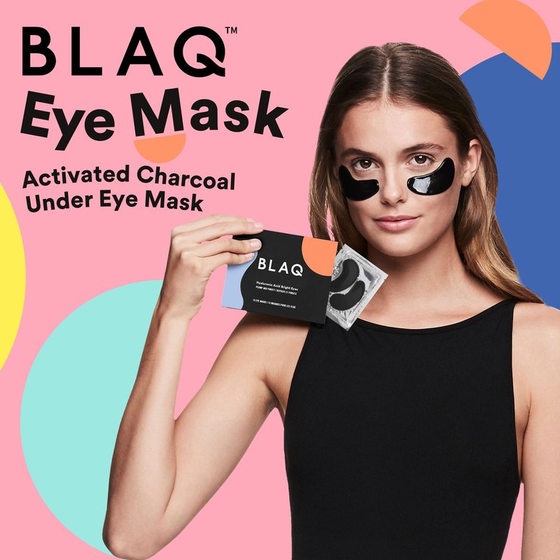 BLAQ Snow Circles Premium Under Eye Hydrating Patches for Dry Skin, Dark Circles and Puffiness. Snow Mushroom, Green Tea, Marine Algae, Vegan and Cruelty-Free, 15-Pack