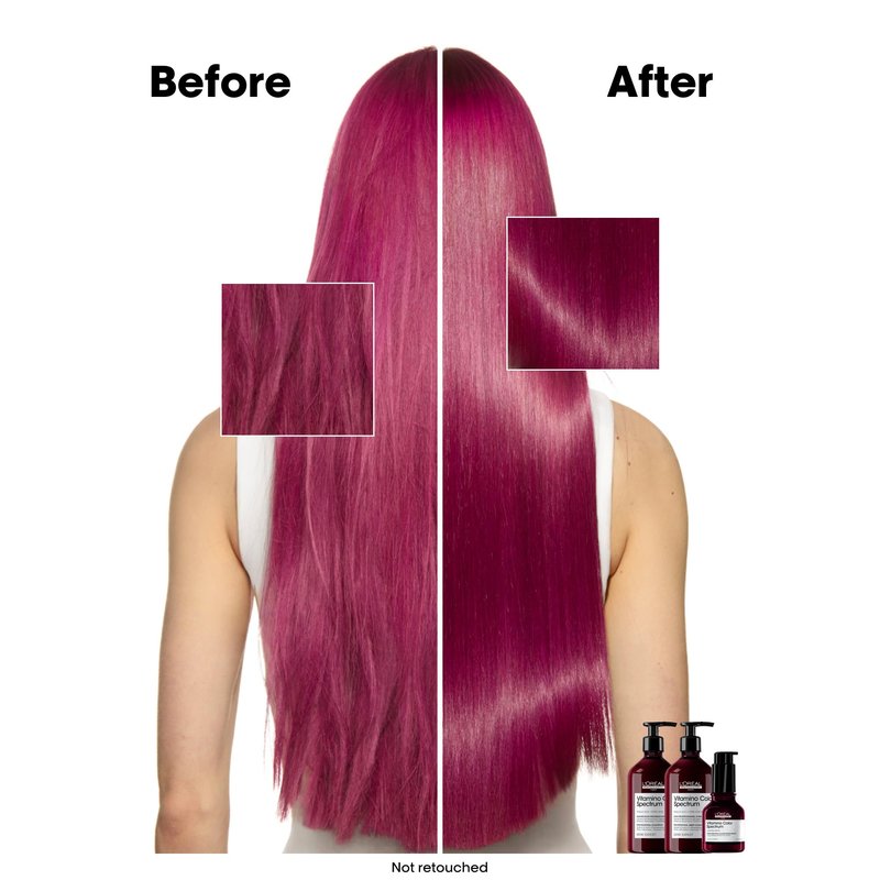 L'Oréal Professionnel Paris Vitamino Color Spectrum Glass Shine Serum - Instant Glass Hair Shine, Protects Color Treated Hair, Heat Protection Up to 450°F, Vibrant Colors Up to 100 Days, Anti-Frizz