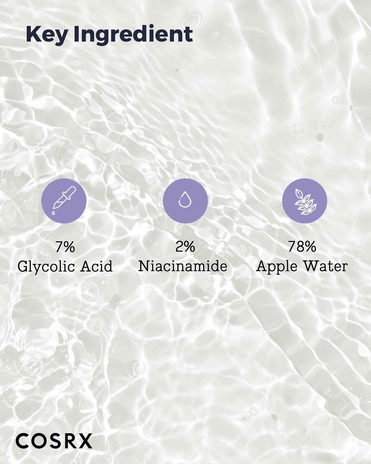 COSRX 7% Glycolic Acid Whitehead Removing Power Liquid, 3.38 fl.oz, AHA Exfoliant, Exfoliating Toner for Face & Body, Pore Minimizer, Korean Skin Care