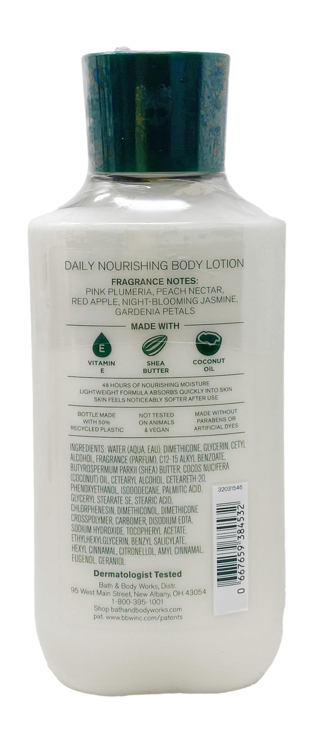 Bath & Body Works Body Lotion Pack of 2, 8oz Each (Plumeria)