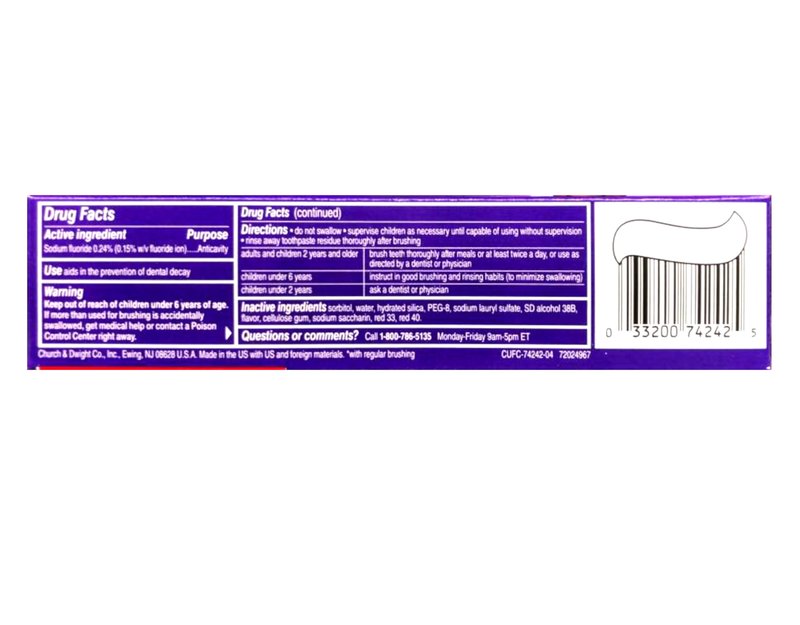 Close-Up Fluoride Toothpaste, Freshening Red Gel 4 oz (Pack of 12)