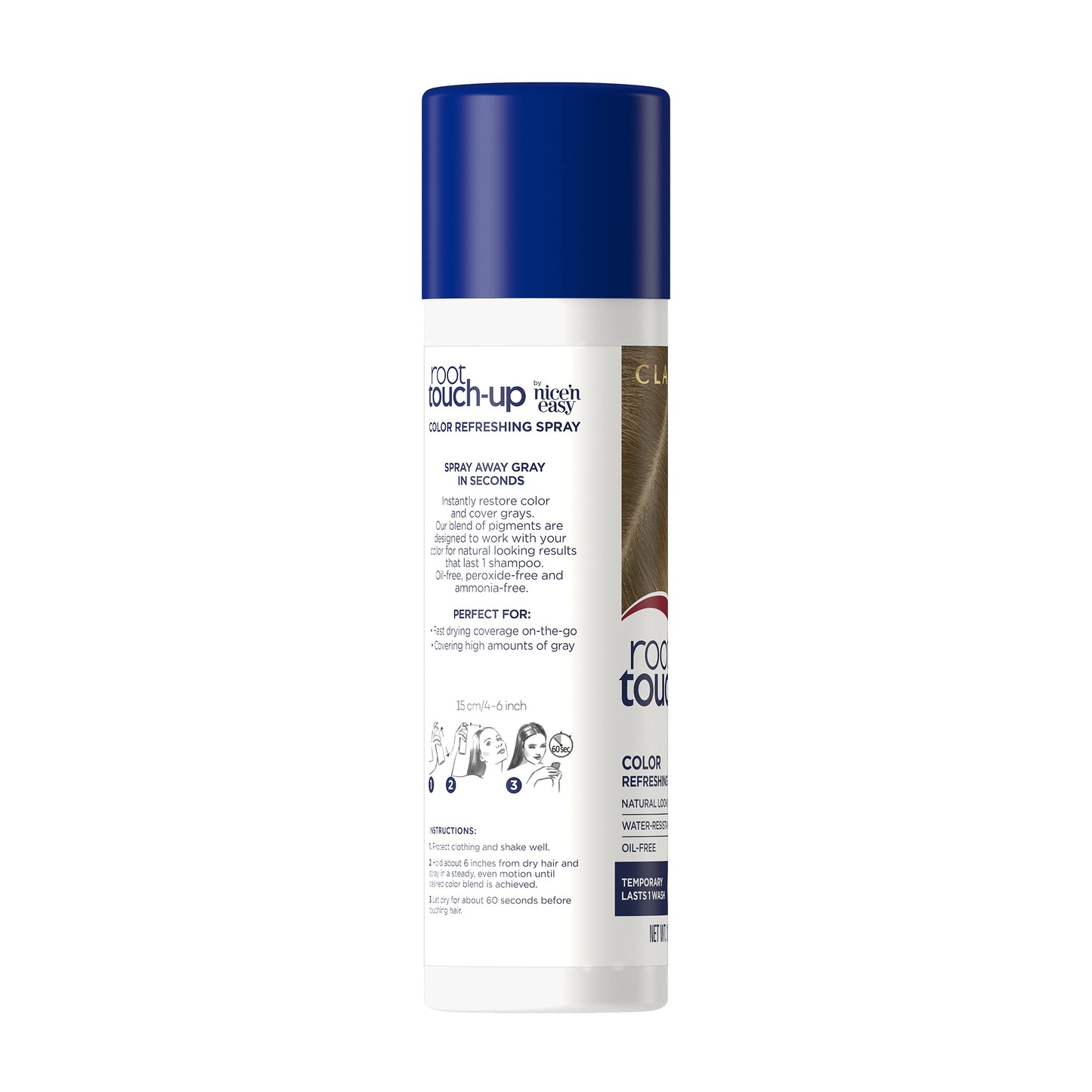 Clairol Root Touch-Up Temporary Spray, Light Brown Hair Color, 1.85 Ounce (Pack of 2)