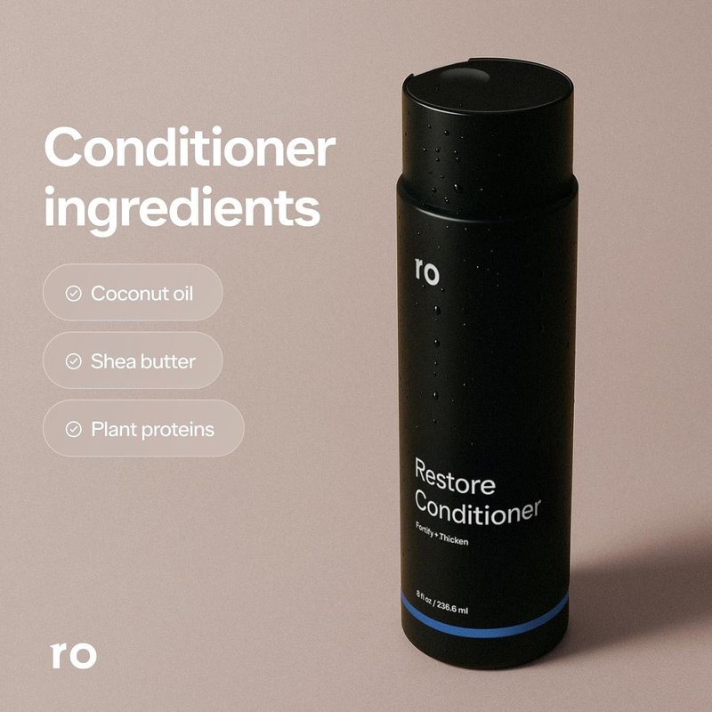 Revive Shampoo & Restore Conditioner Duo for Thicker Hair - Sulfate-Free, 8 fl oz (Pack of 2)