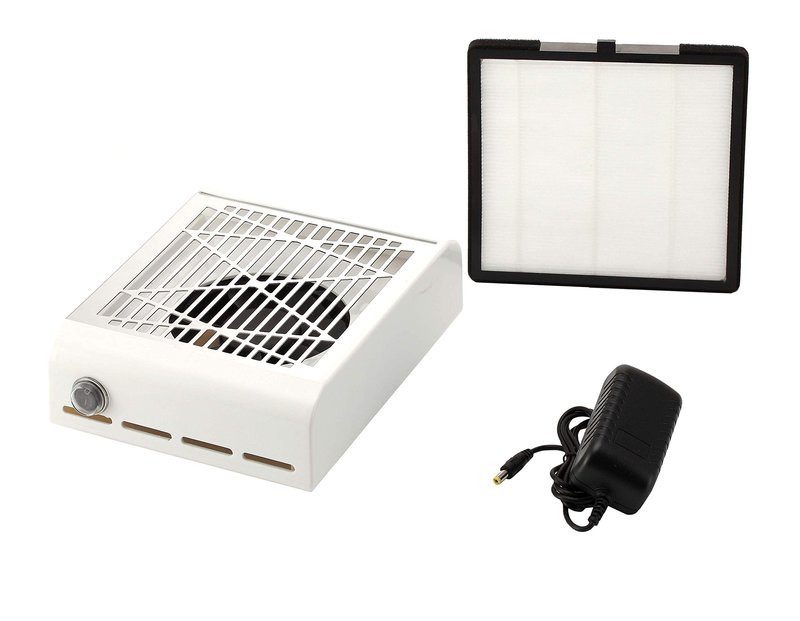 Miss Sweet Electric Nail dust Collector for Manicure (Sweet White)