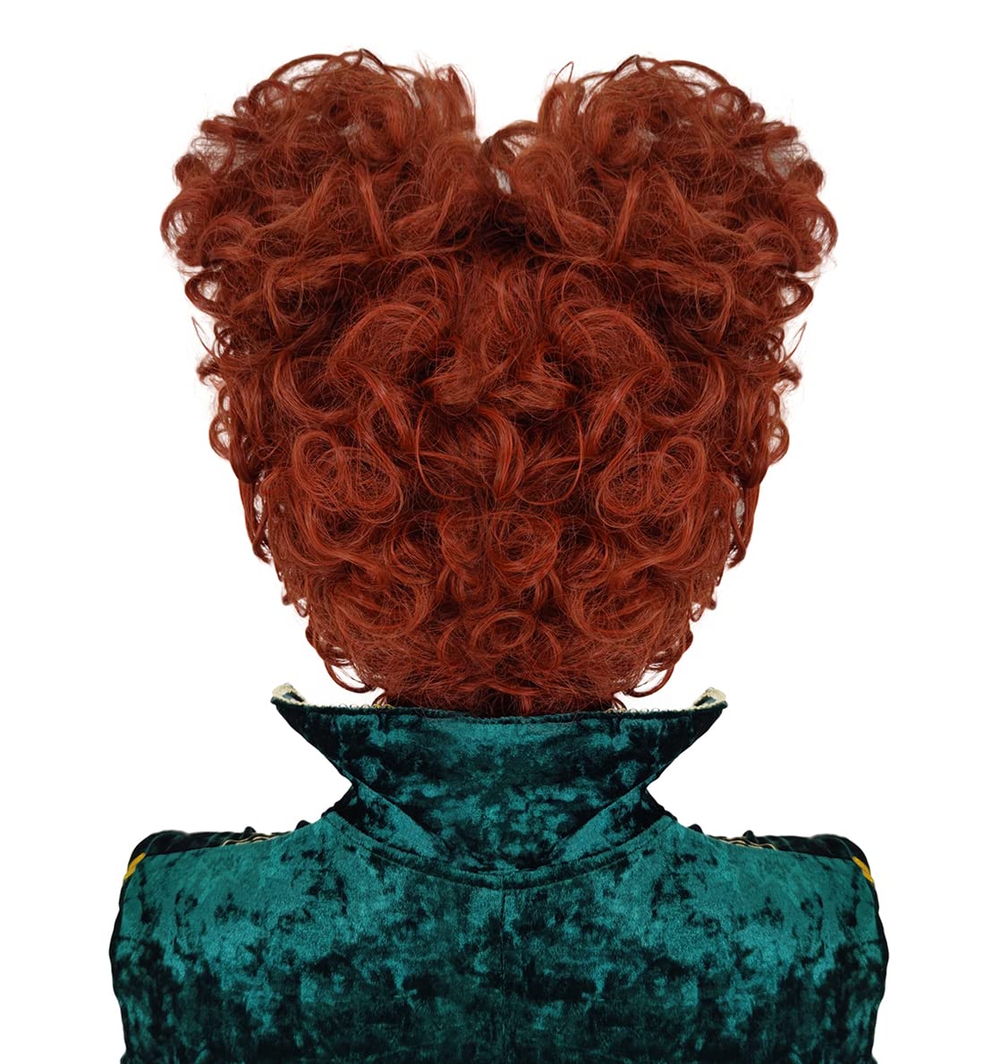 Juziviee Brown Wigs for Winifred Sanderson Wig Costume Women Cute Natural Soft Hair Wig with Wig Caps JZ015BR