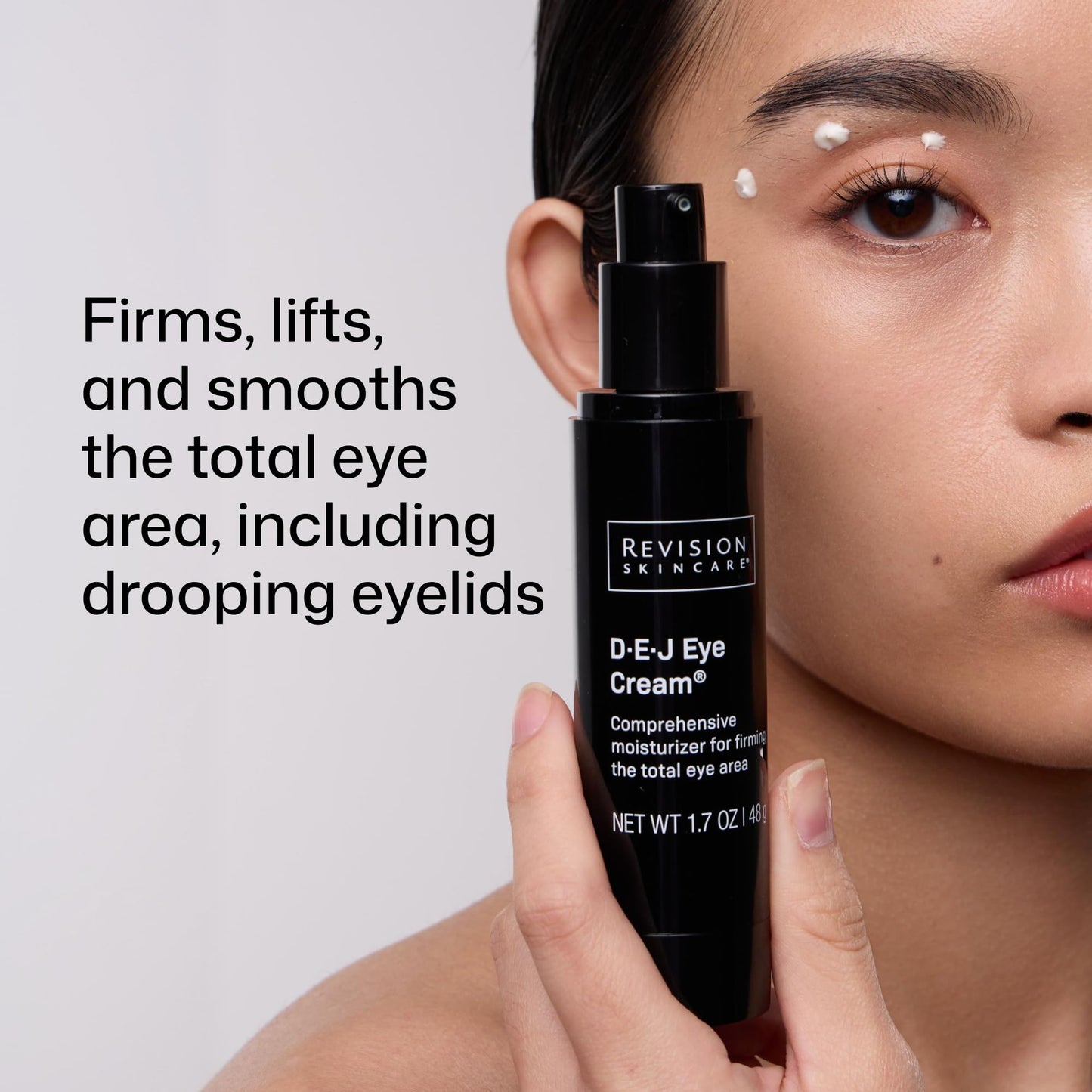 Revision Skincare D·E·J Eye Cream®, Clinically Proven to Reduce Under-Eye Fine Lines and Wrinkles with Peptides and Hyaluronic Acid for a Firmer, Smoother Eye Area, 0.5 fl oz Applicator