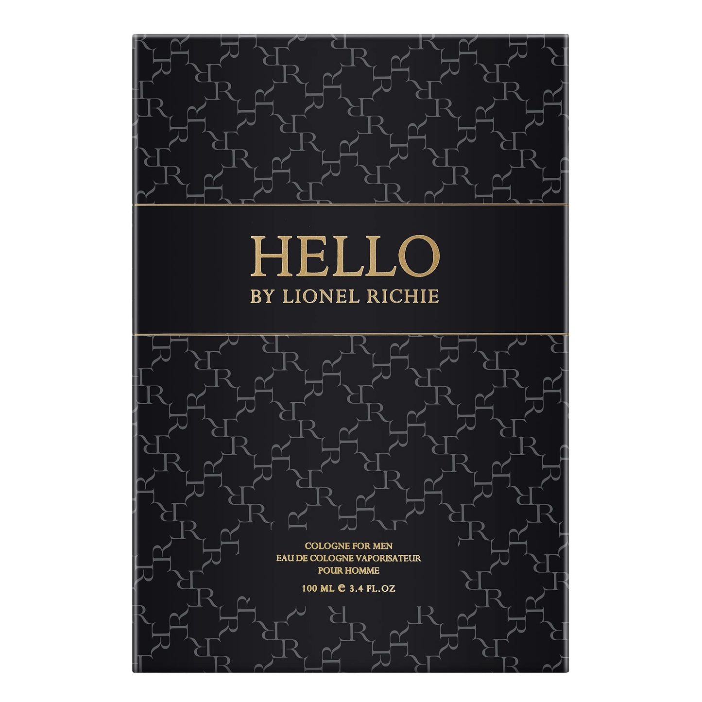 Lionel Richie Hello for Men - Classic Yet Adventurous, Effortlessly Seductive Eau De Cologne Scent For Him - Refreshing Fougère Blend With Warm, Amber Notes - Intense, Long Lasting Fragrance - 3.4 oz