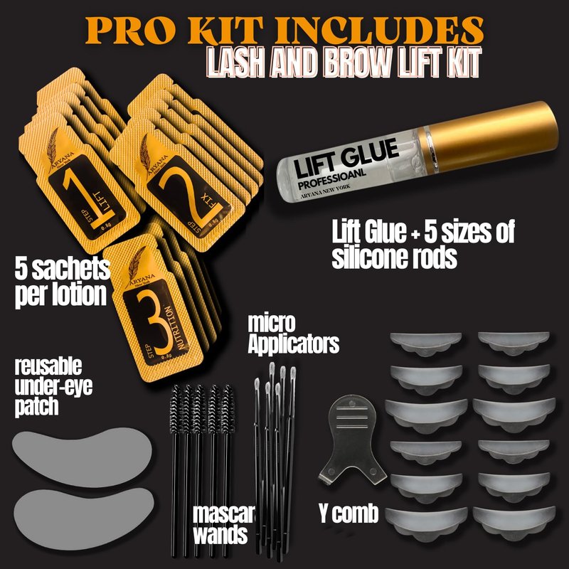 Lash Lift and Brow Lamination Kit - Professional Quality | ARYANA NEW YORK