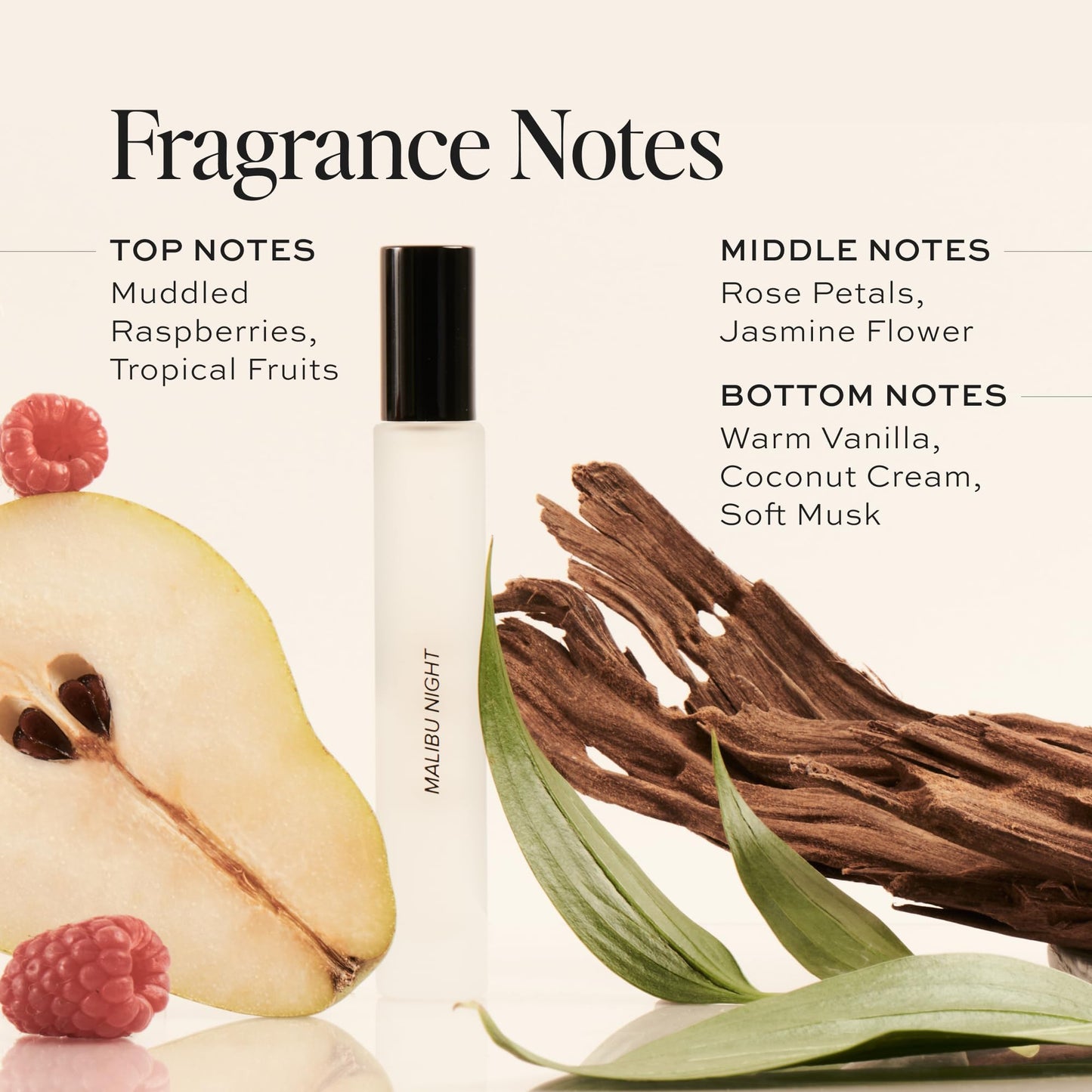 DIME Beauty Malibu Night Perfume for Women - Fruity Gourmand Eau de Toilette with Vanilla, Coconut Cream & Raspberry - Clean Fragrance, Hypoallergenic, Vegan, Travel Spray, 0.34 oz / 10 ml