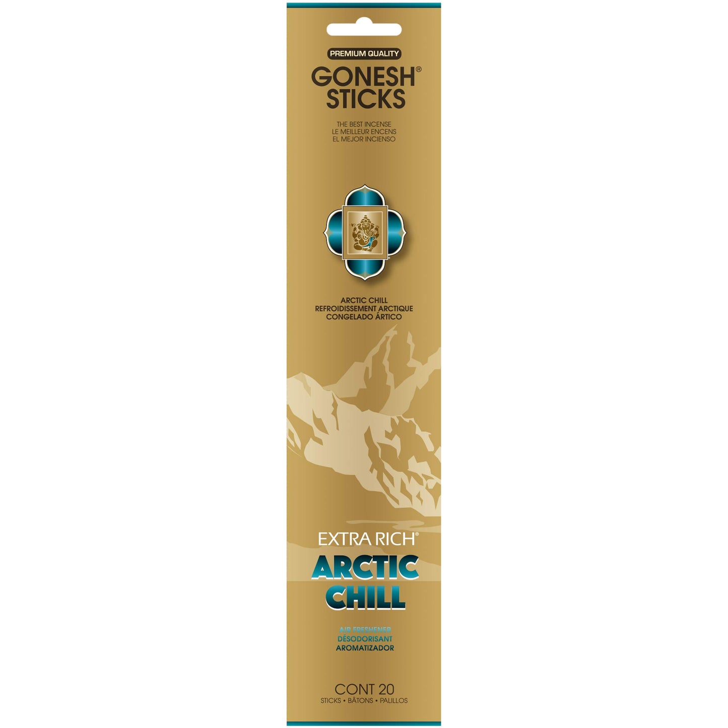 Gonesh GOXRAR Extra Rich Collection Arctic Chill Incense Sticks