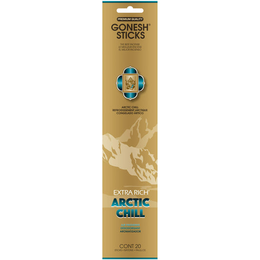 Gonesh GOXRAR Extra Rich Collection Arctic Chill Incense Sticks