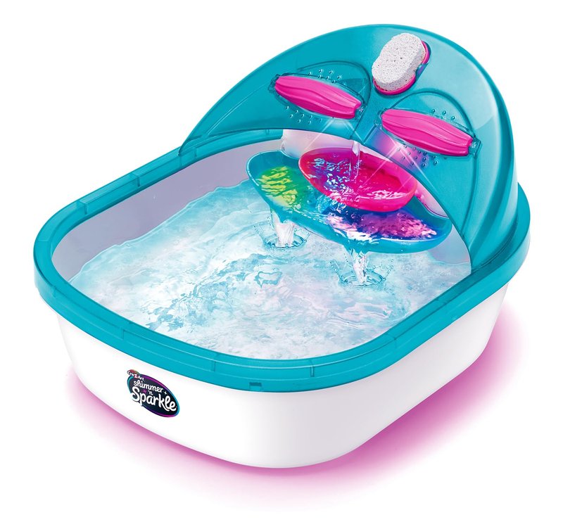 Cra-Z-Art Shimmer ‘n Sparkle 6-in-1 Real Massaging Foot Spa for Kids