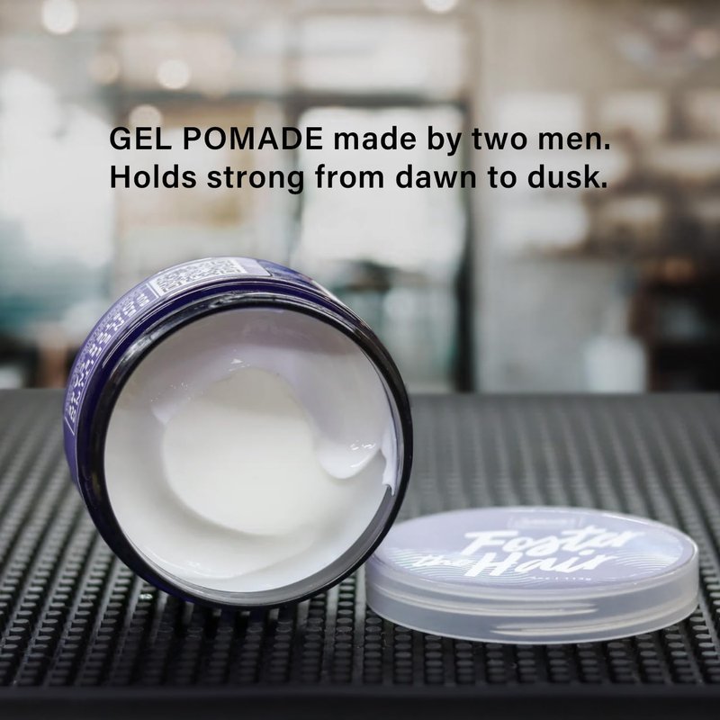 SAMSON'S HAIRCARE Foster the Hair Gel Pomade – High Hold, Water-Based for Braiding, Waves & Edge Control – Easy Rinse, Nourishing Formula 4 oz.