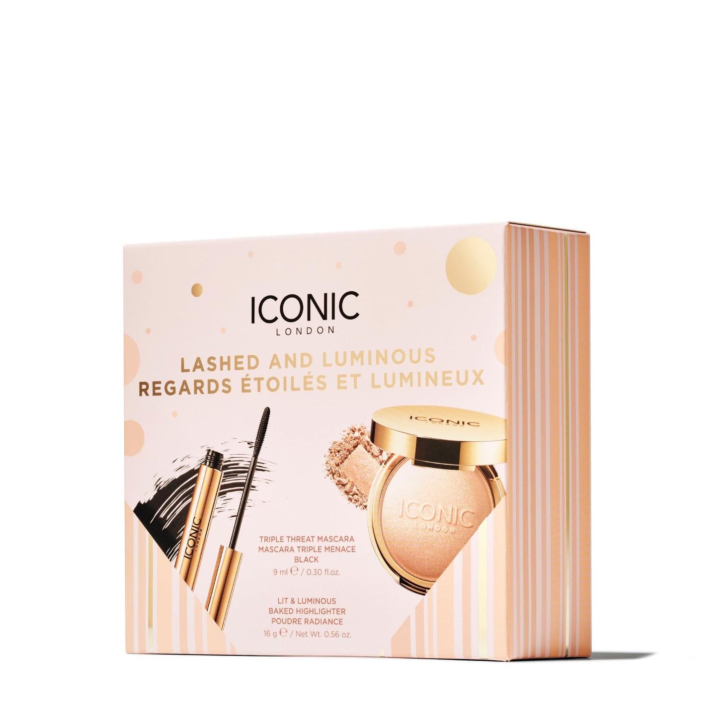 ICONIC LONDON Name a Better DUO Gift Set | Includes Triple Threat Mascara and Prep-Set-Glow Original