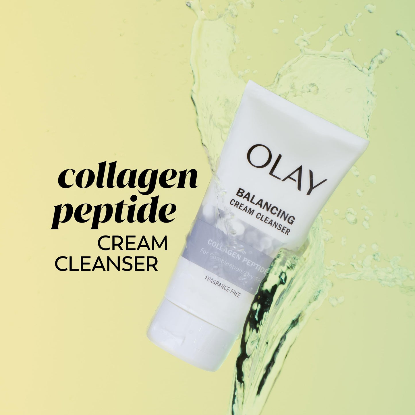 Olay Collagen Peptide Duo Pack Face Wash and Moisturizer Set, Fragrance Free Skincare Routine Set with Balancing Cream Cleanser 5 fl oz and Moisturizing Cream 1.7 oz for Normal Skin