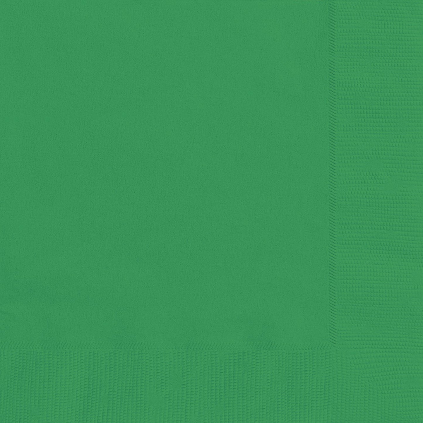 Solid Emerald Green Paper Luncheon Napkins, 20 Pieces - Perfect for Birthdays, Weddings, Parties & Special Events
