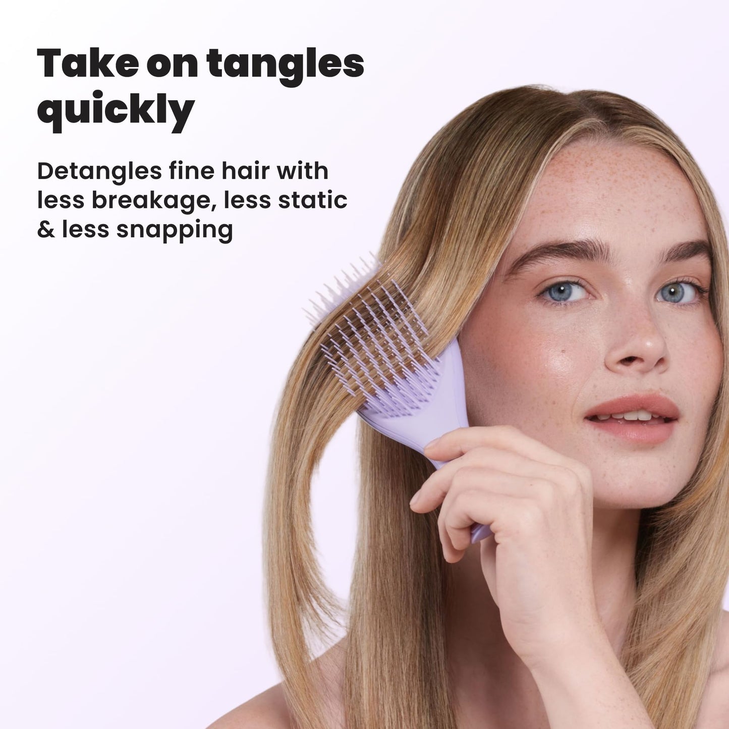 Tangle Teezer Fine Ultimate Detangler Brush for Fine Hair, Hypnotic Heather