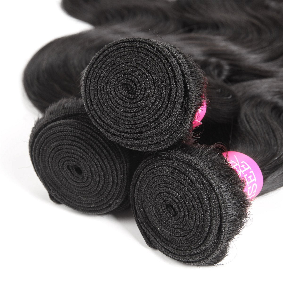 ISEE Hair 8A Unprocessed Brazilian Virgin Body Wave Human Hair One Bundles 100% Unprocessed Human Hair Extensions Natural Black (18'')