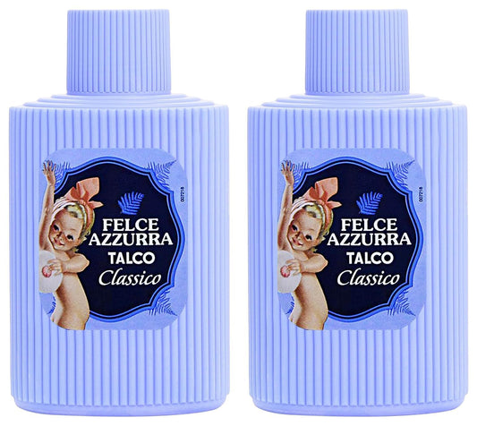 Paglieri:"Felce Azzurra" Talcum Powder, Classic Scent - 5.29 Ounce (150g) Bottles (Pack of 2) [ Italian Import ]