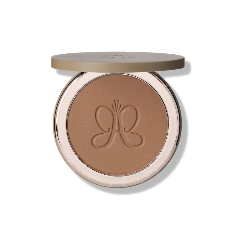 Anastasia Beverly Hills Smooth Blur Bronzer - Weightless Sun-Kissed Pressed Powder for Sculpting, Warming, and Blurring Skin Texture - Tropical Tan
