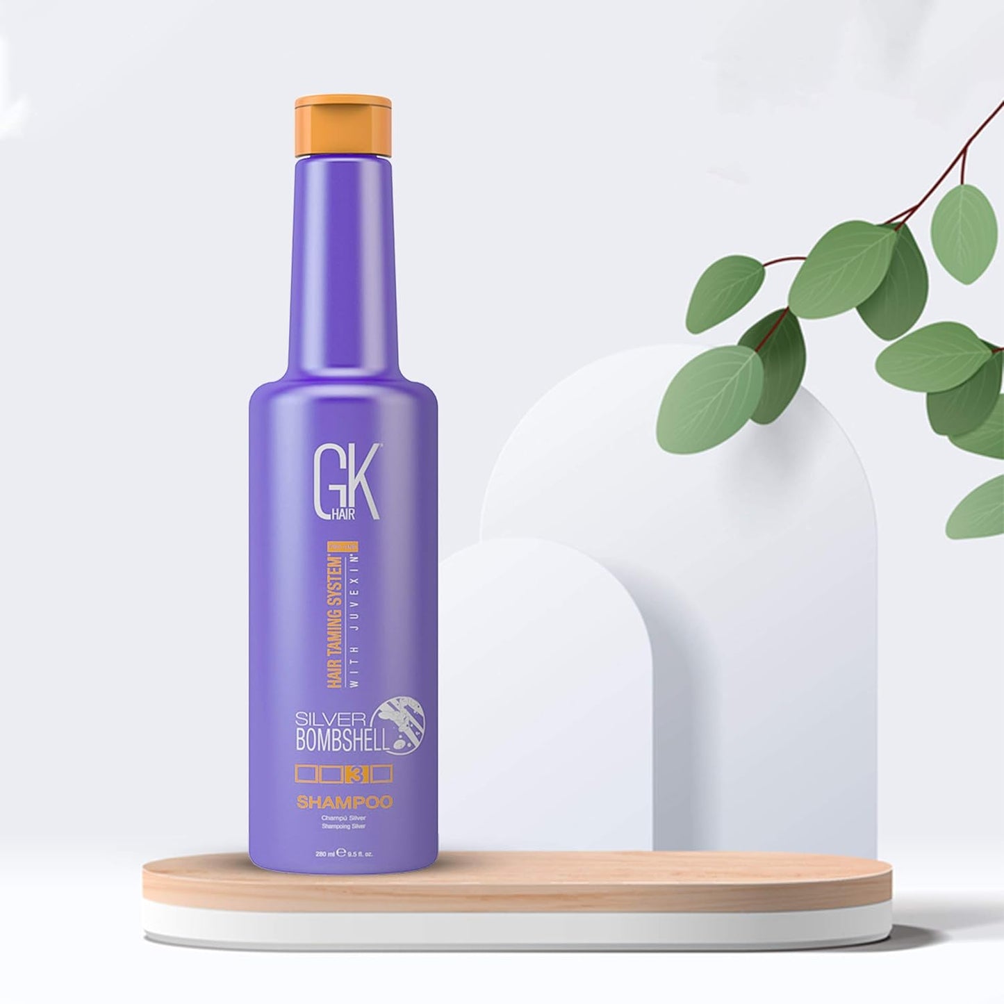 GK Hair Moisturizing Conditioner - Silver Bombshell for Blonde & Gray Hair | 10.1 fl. oz (300 ml)