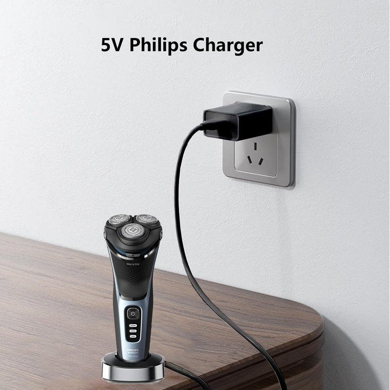 5V Charger Cord for Philips Norelco 2000 2400 3000 3600 3900 5000 5400 7000 7600 7800 i9000 9000 Series Shaver Replacement Charging Cable Compatible with Phillips Multigroom/Body Groomer Trimmer