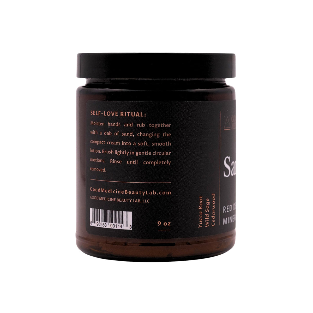 Sand Red Mineral Polish for Body & Face - Deep Exfoliator Scrub with Desert Mineral Sand - Natural Ingredients - Skincare for Women and Men (9 oz)