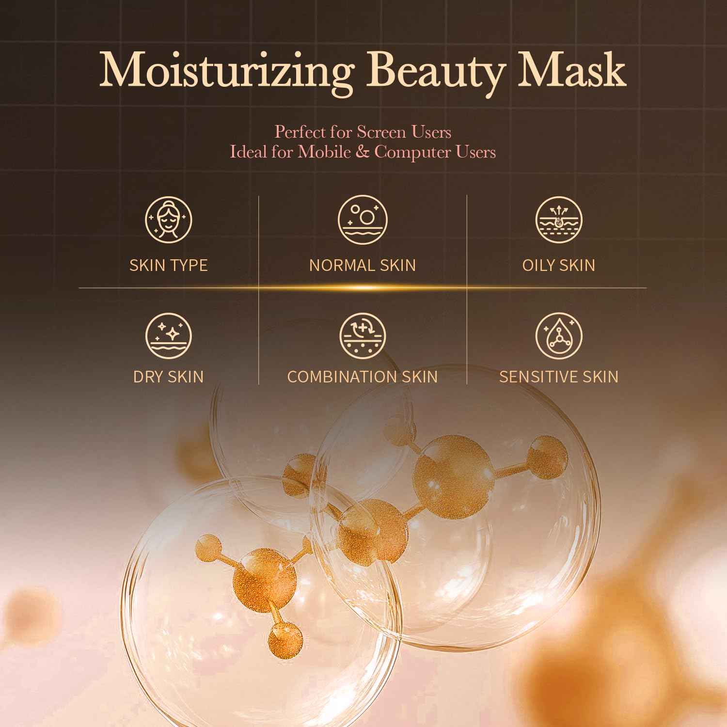 HEALOINE Black Diamond Facial Mask Collagen Face Mask Lifting and Firming, Tone Tighten Korea Skincare for Spa-Grade Skincare for Radiant Skin Face Mask Set of 2 (1.05 oz each)