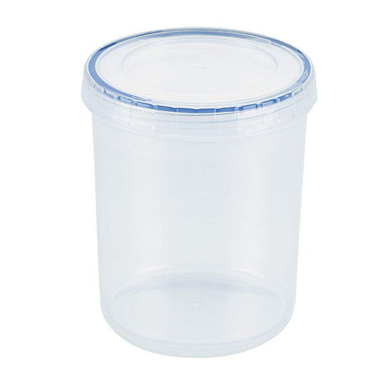LOCK & LOCK Easy Essentials Twist Food Storage lids/Airtight containers, BPA Free, Tall-30.4oz Clear