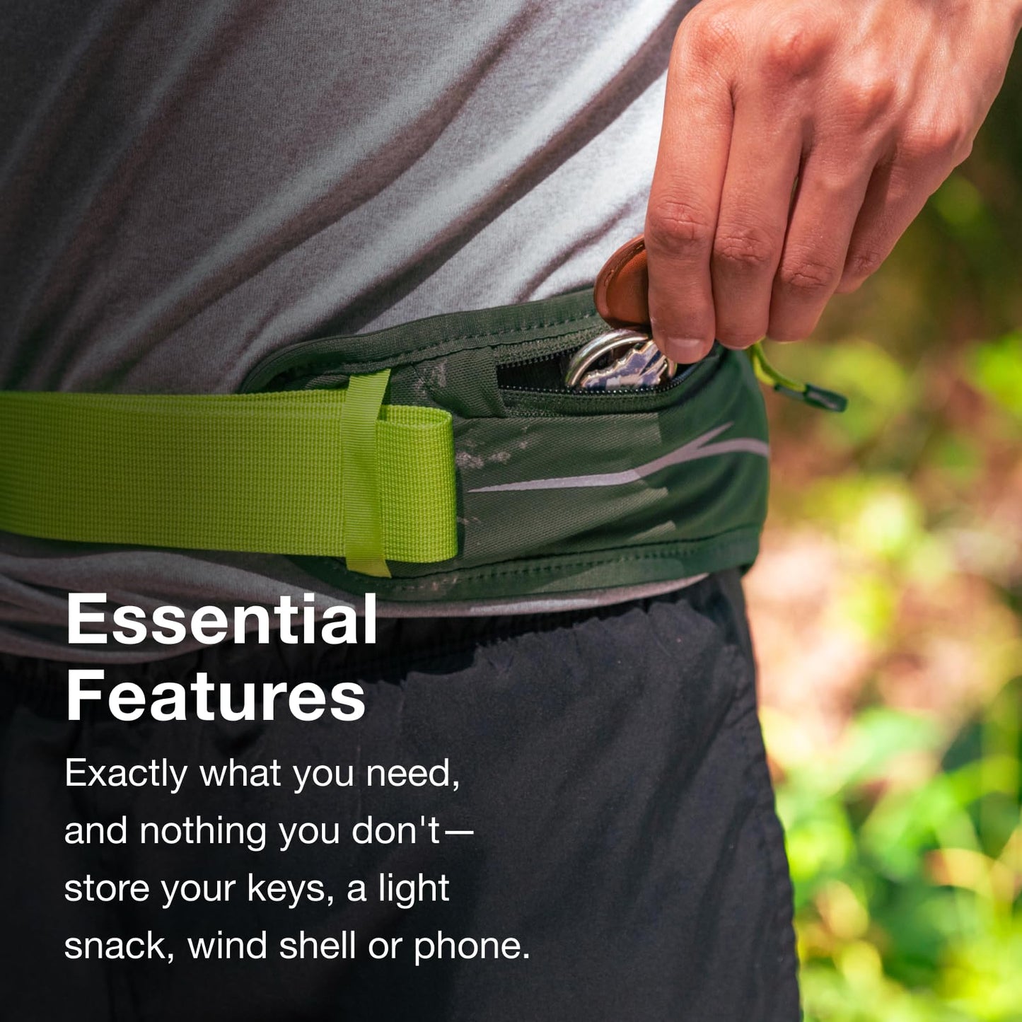 Osprey Duro Dyna LT Hydration Waist Pack with Hydraulics Soft Flasks for Running, Phantom Grey/Toffee Orange