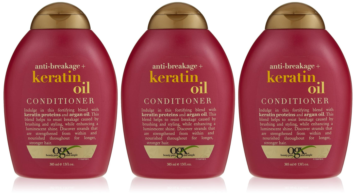 Ogx Conditioner Keratin Oil 13 Ounce (384ml) (3 Pack)