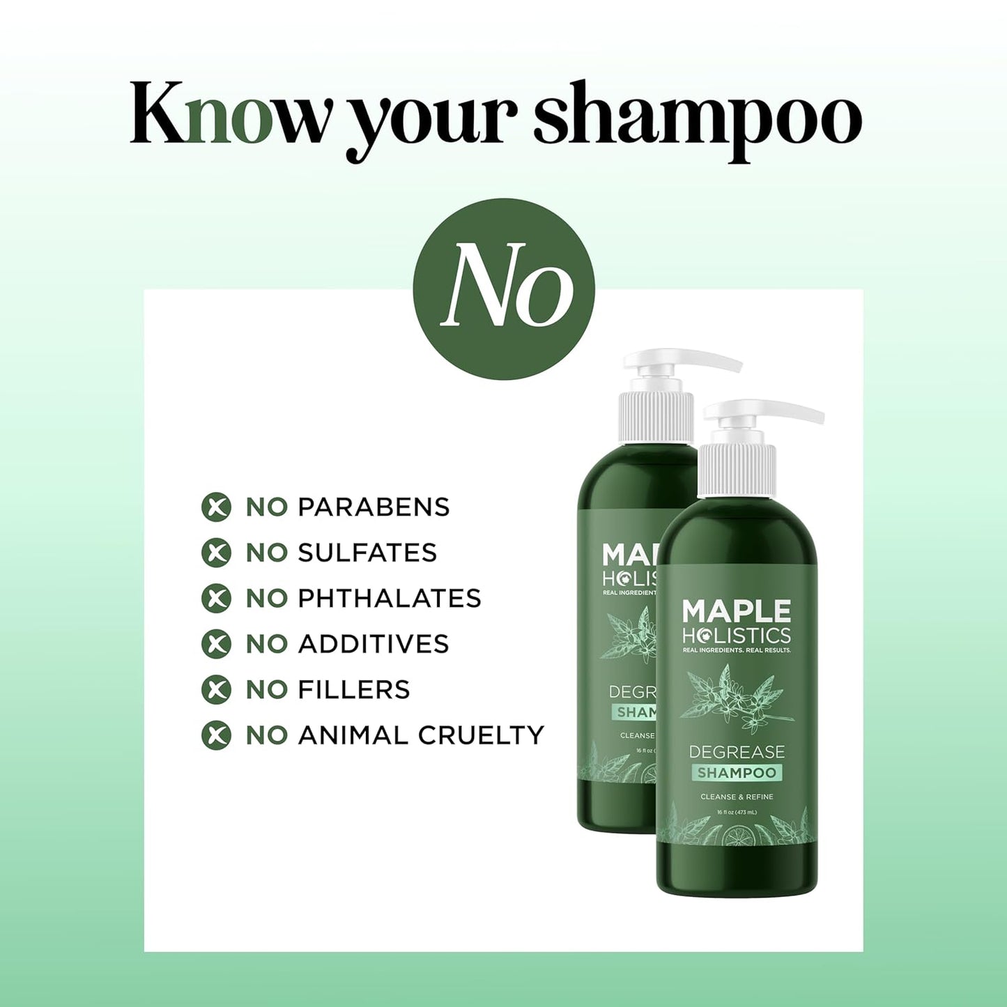 Clarifying Shampoo for Oily Hair - Deep Cleansing Rosemary Oil Formula | Vegan & Sulfate Free (2 Pack)